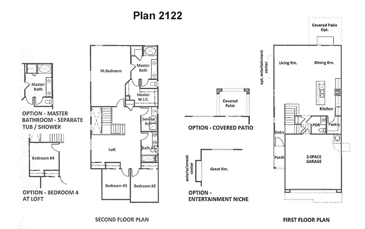 Floor Plan Plan 2122A Floor Plan ( sq ft, beds) at Torrey