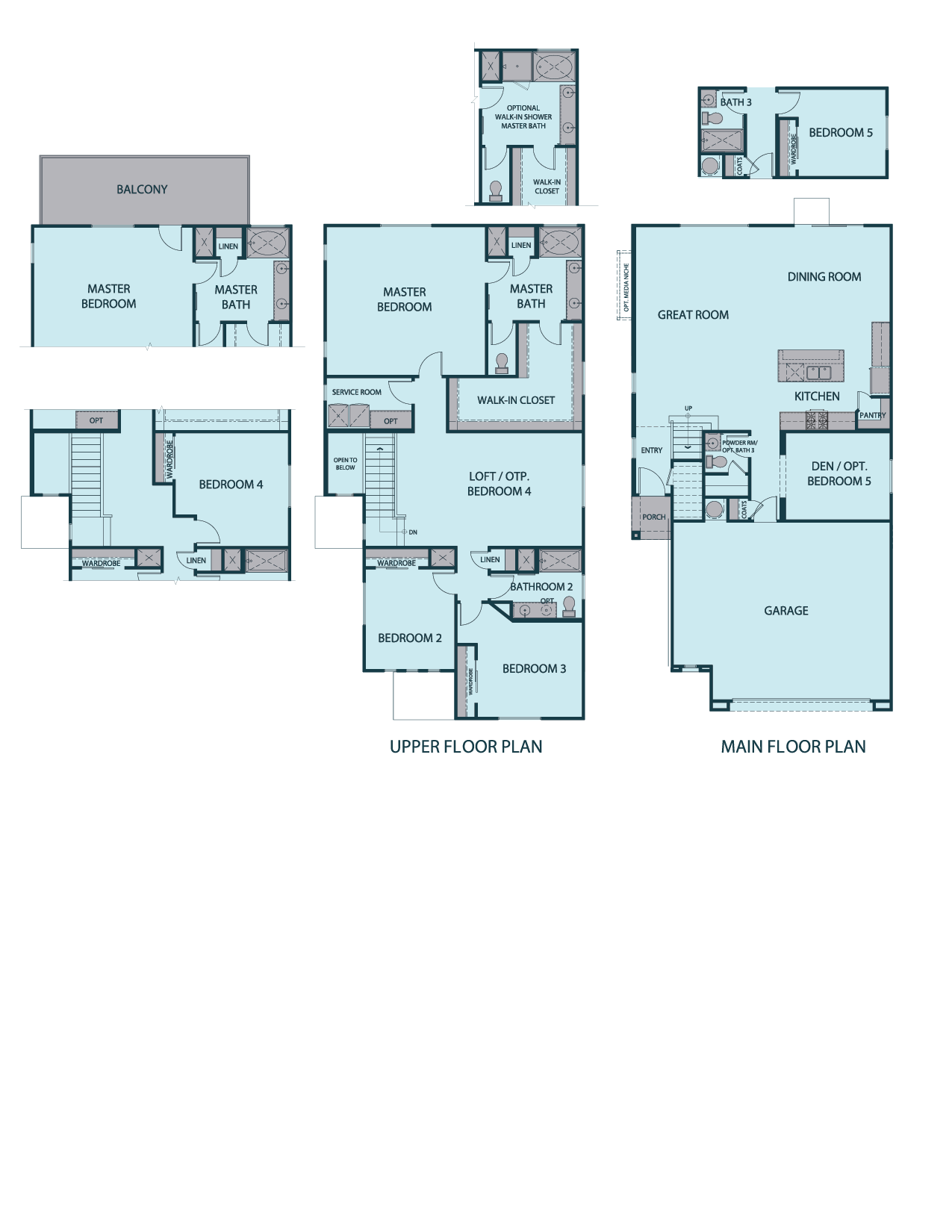 Floor Plan 2464A Floor Plan (2464 sq ft, 3 beds) at