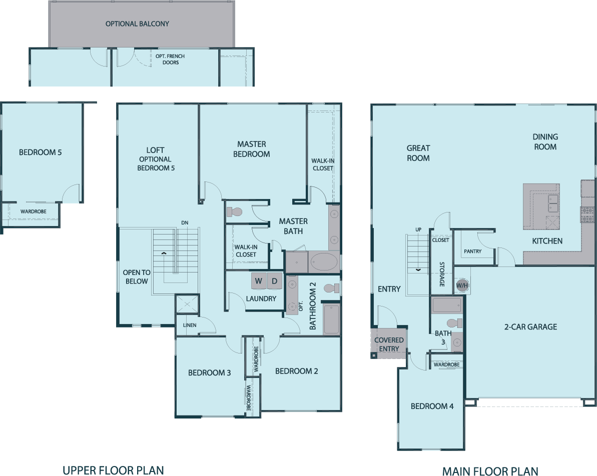 Floor Plan 2621B Floor Plan (2621 sq ft, 4 beds) at